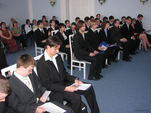 Fotografie – 2008 Předání maturitního vysvědčení