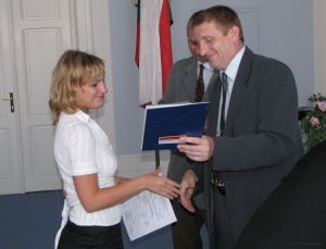 Fotografie – 2008 Předání maturitního vysvědčení