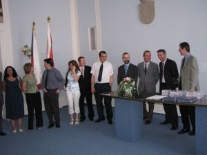 Fotografie – 2008 Předání maturitního vysvědčení