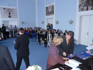 Fotografie – 2009 Předání maturitního vysvědčení