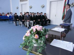 Fotografie – 2009 Předání maturitního vysvědčení