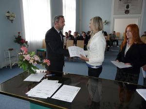 Fotografie – 2012 Předání maturitního vysvědčení