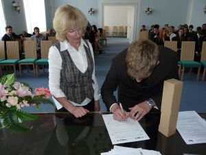 Fotografie – 2012 Předání maturitního vysvědčení