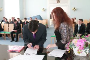 Fotografie – 2014 Předání maturitního vysvědčení