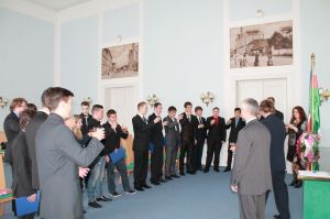 Fotografie – 2014 Předání maturitního vysvědčení