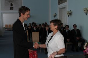 Fotografie – 2014 Předání maturitního vysvědčení