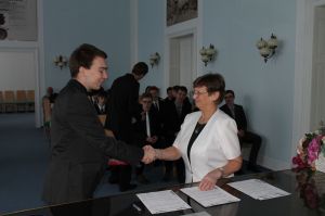 Fotografie – 2014 Předání maturitního vysvědčení