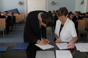 Fotografie – 2014 Předání maturitního vysvědčení