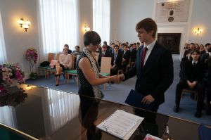 Fotografie – 2015 Předání maturitního vysvědčení
