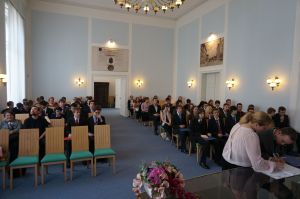 Fotografie – 2015 Předání maturitního vysvědčení