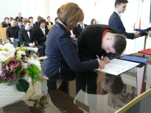 Fotografie – 2024 Předání maturitního vysvědčení
