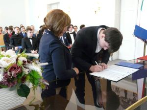 Fotografie – 2024 Předání maturitního vysvědčení