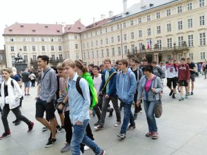 Fotografie – Pražský hrad „Založeno 1918“